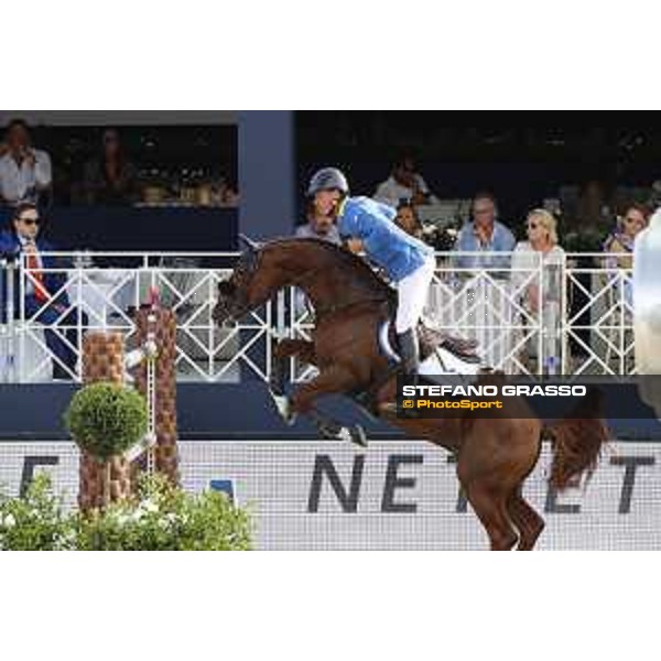 LGCT of St Tropez - Grand Prix - Christian Ahlmann (GER) on Take A Chance on me Z - St Tropez, Ramatuelle Beach - 14 September 2019 - ph.Stefano Grasso/LGCT