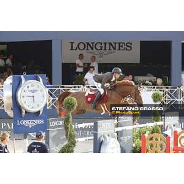 LGCT of St Tropez - Grand Prix - Simon Delestre (FRA) on Hermes Ryan - St Tropez, Ramatuelle Beach - 14 September 2019 - ph.Stefano Grasso/LGCT