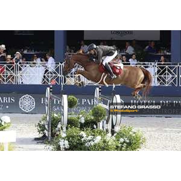 LGCT of St Tropez - Grand Prix - Simon Delestre (FRA) on Hermes Ryan - St Tropez, Ramatuelle Beach - 14 September 2019 - ph.Stefano Grasso/LGCT