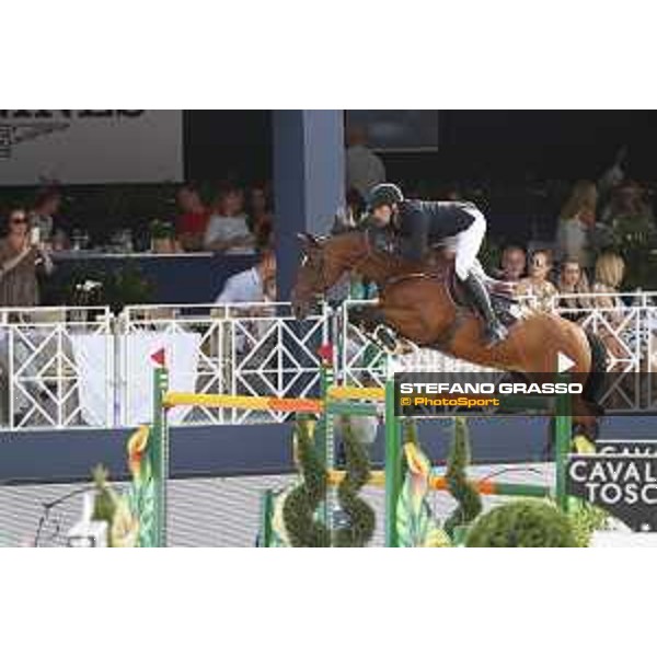 LGCT of St Tropez - Grand Prix - Kevin Staut (FRA) on For Joy van\'t Zorgvliet HDC - St Tropez, Ramatuelle Beach - 14 September 2019 - ph.Stefano Grasso/LGCT