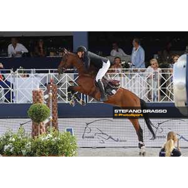 LGCT of St Tropez - Grand Prix - Kevin Staut (FRA) on For Joy van\'t Zorgvliet HDC - St Tropez, Ramatuelle Beach - 14 September 2019 - ph.Stefano Grasso/LGCT