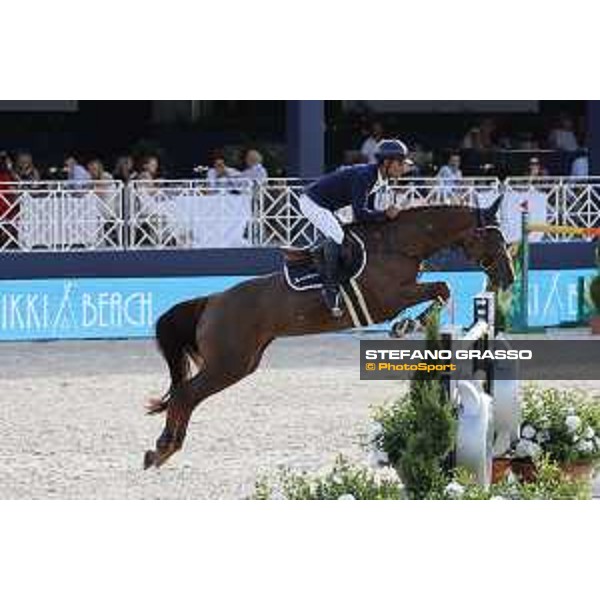 LGCT of St Tropez - Grand Prix - Carlos Enrique Lopez Lizarazo (COL) on Ulhane de Conde - St Tropez, Ramatuelle Beach - 14 September 2019 - ph.Stefano Grasso/LGCT