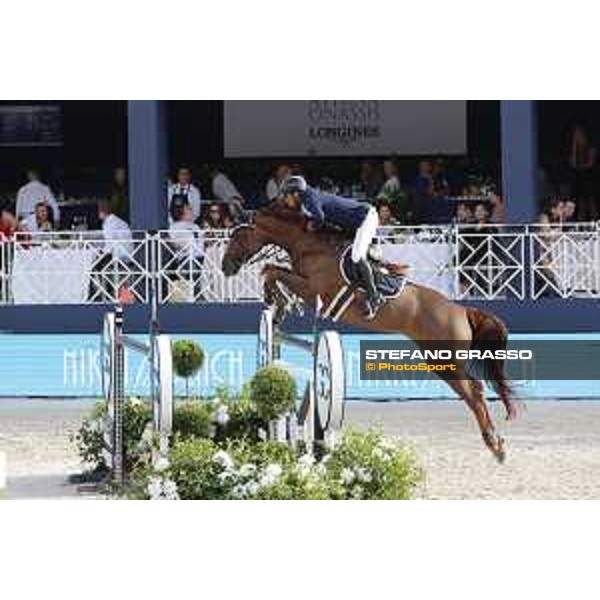 LGCT of St Tropez - Grand Prix - Carlos Enrique Lopez Lizarazo (COL) on Ulhane de Conde - St Tropez, Ramatuelle Beach - 14 September 2019 - ph.Stefano Grasso/LGCT