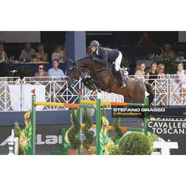 LGCT of St Tropez - Grand Prix - Maurice Tebbel (GER) on Don Diarado - St Tropez, Ramatuelle Beach - 14 September 2019 - ph.Stefano Grasso/LGCT
