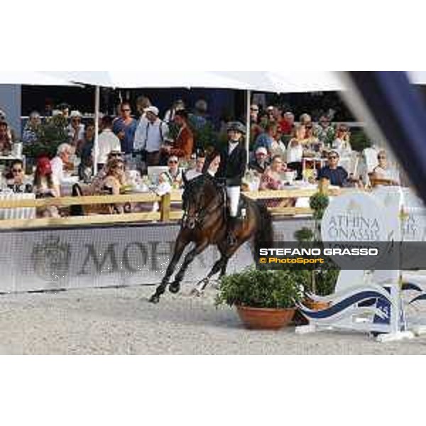 LGCT of St Tropez - Grand Prix - Penelope Leprevost (FRA) on Vancouver de Lanlore - St Tropez, Ramatuelle Beach - 14 September 2019 - ph.Stefano Grasso/LGCT