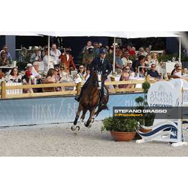 LGCT of St Tropez - Grand Prix - Lorenzo de Luca (ITA) on Scuderia 1918 Halifax van het Kluizebos - St Tropez, Ramatuelle Beach - 14 September 2019 - ph.Stefano Grasso/LGCT