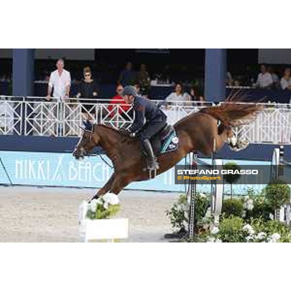 LGCT of St Tropez - Grand Prix - Lorenzo de Luca (ITA) on Scuderia 1918 Halifax van het Kluizebos - St Tropez, Ramatuelle Beach - 14 September 2019 - ph.Stefano Grasso/LGCT