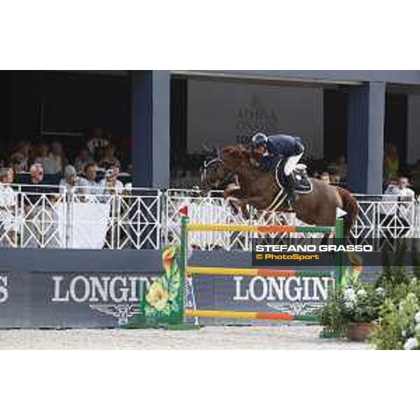 LGCT of St Tropez - Grand Prix - Carlos Enrique Lopez Lizarazo (COL) on Ulhane de Conde - St Tropez, Ramatuelle Beach - 14 September 2019 - ph.Stefano Grasso/LGCT
