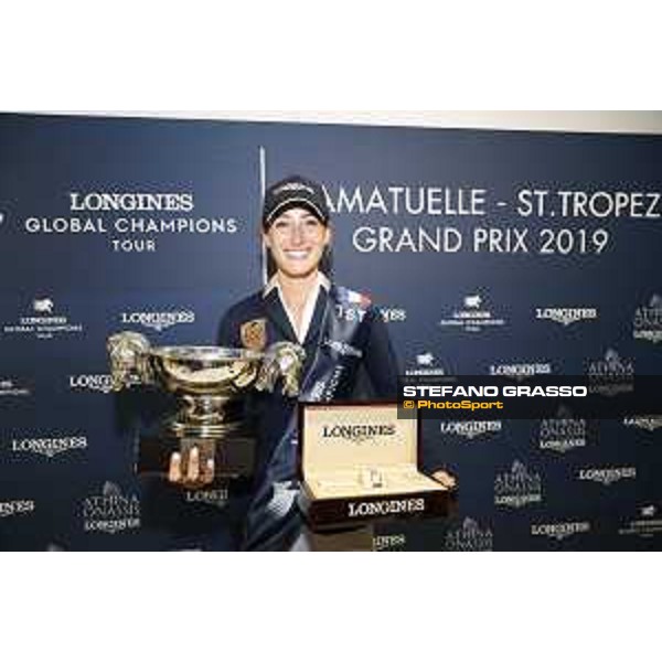 LGCT of St Tropez - Grand Prix Press conference - Jessica Springsteen (USA) - St Tropez, Ramatuelle Beach - 14 September 2019 - ph.Stefano Grasso/LGCT