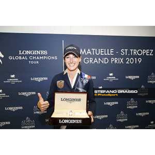 LGCT of St Tropez - Grand Prix Press conference - Jessica Springsteen (USA) - St Tropez, Ramatuelle Beach - 14 September 2019 - ph.Stefano Grasso/LGCT