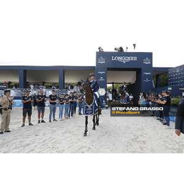 LGCT of St Tropez - Grand Prix Prize giving ceremony - Jessica Springsteen (USA) - St Tropez, Ramatuelle Beach - 14 September 2019 - ph.Stefano Grasso/LGCT