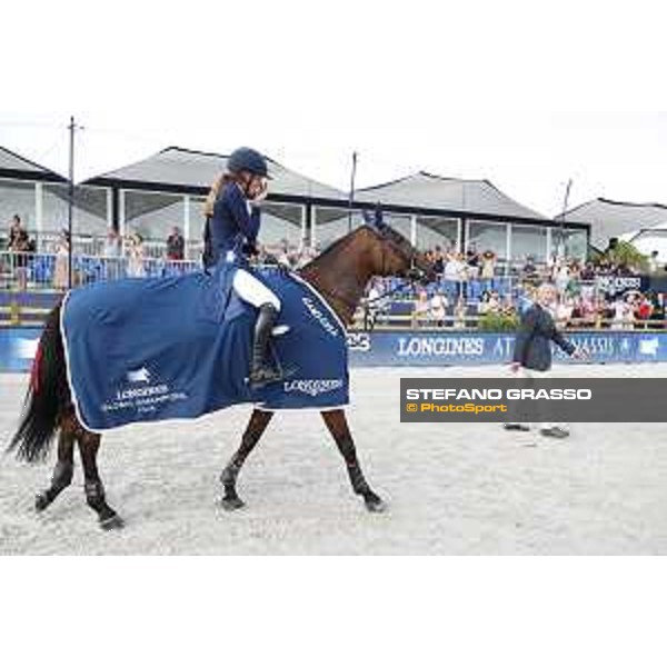 LGCT of St Tropez - Grand Prix Prize giving ceremony - Jessica Springsteen (USA) - St Tropez, Ramatuelle Beach - 14 September 2019 - ph.Stefano Grasso/LGCT