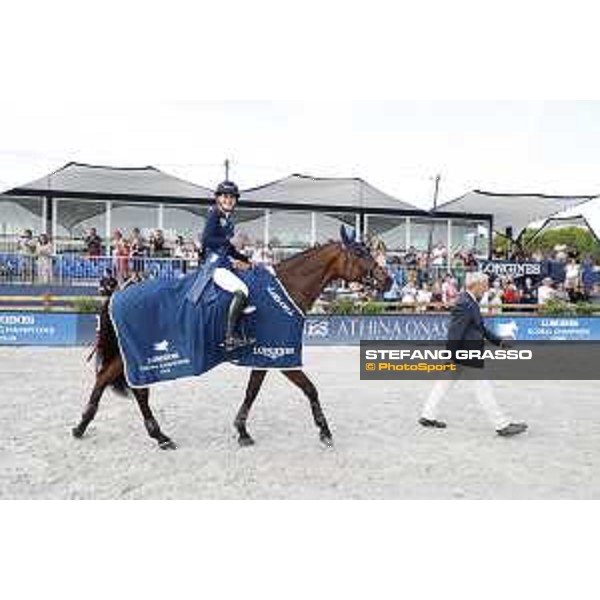 LGCT of St Tropez - Grand Prix Prize giving ceremony - Jessica Springsteen (USA) - St Tropez, Ramatuelle Beach - 14 September 2019 - ph.Stefano Grasso/LGCT