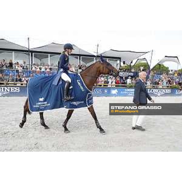 LGCT of St Tropez - Grand Prix Prize giving ceremony - Jessica Springsteen (USA) - St Tropez, Ramatuelle Beach - 14 September 2019 - ph.Stefano Grasso/LGCT
