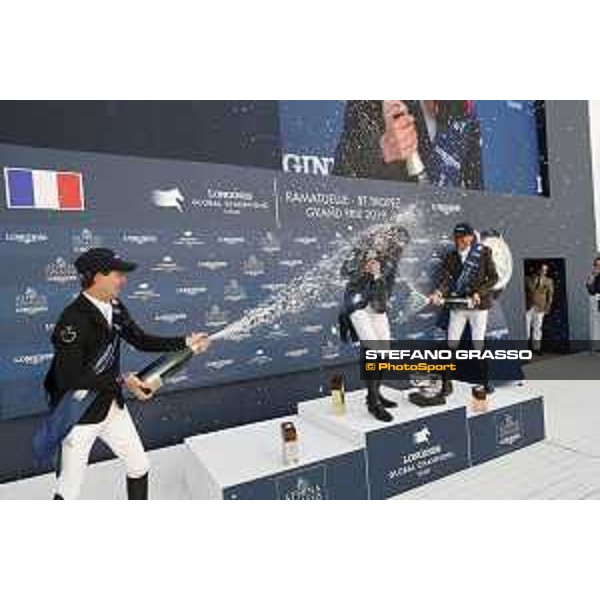 LGCT of St Tropez - Grand Prix Prize giving ceremony - Champagne shower - St Tropez, Ramatuelle Beach - 14 September 2019 - ph.Stefano Grasso/LGCT