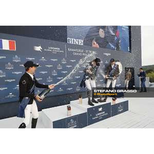 LGCT of St Tropez - Grand Prix Prize giving ceremony - Champagne shower - St Tropez, Ramatuelle Beach - 14 September 2019 - ph.Stefano Grasso/LGCT