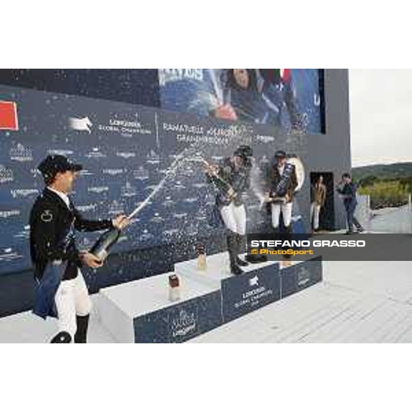 LGCT of St Tropez - Grand Prix Prize giving ceremony - Champagne shower - St Tropez, Ramatuelle Beach - 14 September 2019 - ph.Stefano Grasso/LGCT