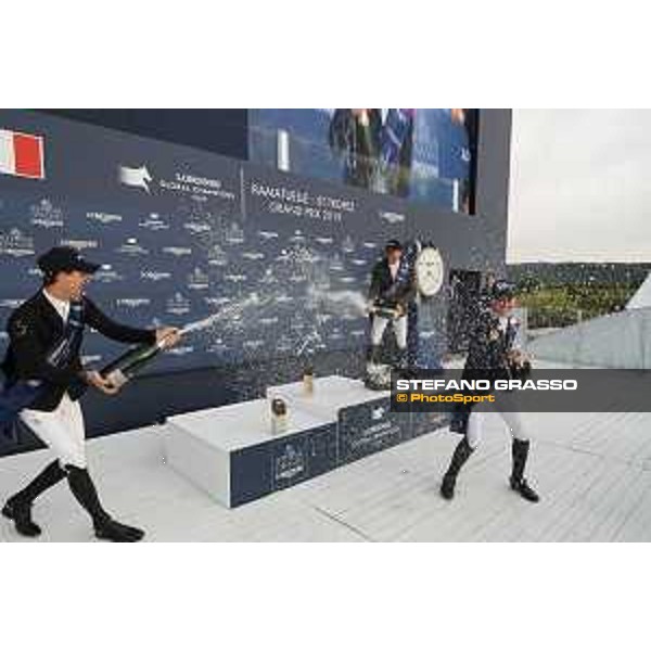 LGCT of St Tropez - Grand Prix Prize giving ceremony - Champagne shower - St Tropez, Ramatuelle Beach - 14 September 2019 - ph.Stefano Grasso/LGCT