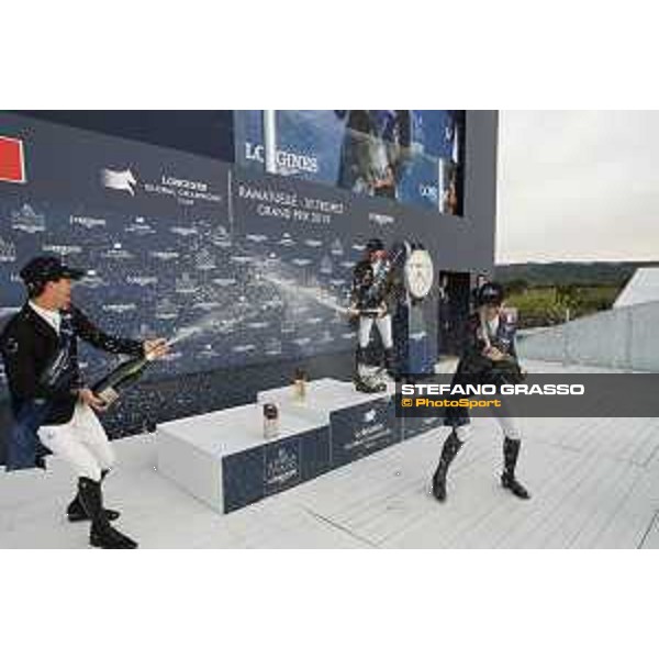 LGCT of St Tropez - Grand Prix Prize giving ceremony - Champagne shower - St Tropez, Ramatuelle Beach - 14 September 2019 - ph.Stefano Grasso/LGCT