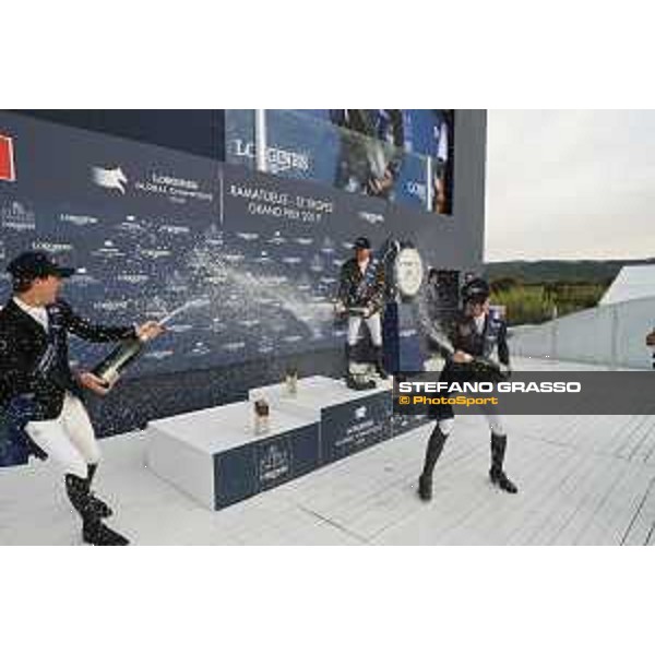 LGCT of St Tropez - Grand Prix Prize giving ceremony - Champagne shower - St Tropez, Ramatuelle Beach - 14 September 2019 - ph.Stefano Grasso/LGCT
