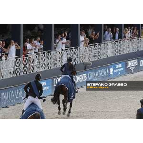 LGCT of St Tropez - Grand Prix Prize giving ceremony - Lap of honour for Jessica Springsteen (USA) - St Tropez, Ramatuelle Beach - 14 September 2019 - ph.Stefano Grasso/LGCT