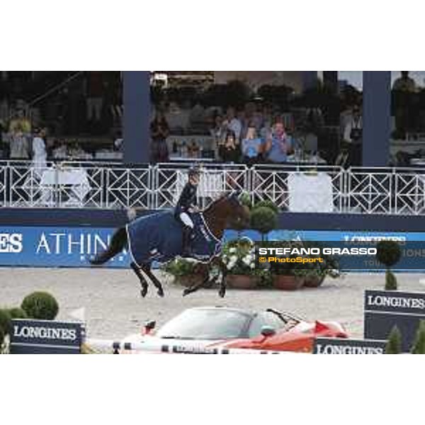 LGCT of St Tropez - Grand Prix Prize giving ceremony - Lap of honour for Jessica Springsteen (USA) - St Tropez, Ramatuelle Beach - 14 September 2019 - ph.Stefano Grasso/LGCT