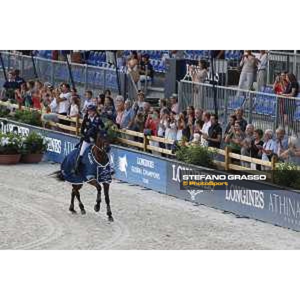 LGCT of St Tropez - Grand Prix Prize giving ceremony - Lap of honour for Jessica Springsteen (USA) - St Tropez, Ramatuelle Beach - 14 September 2019 - ph.Stefano Grasso/LGCT