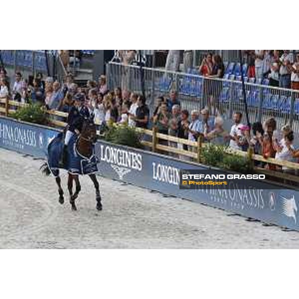 LGCT of St Tropez - Grand Prix Prize giving ceremony - Lap of honour for Jessica Springsteen (USA) - St Tropez, Ramatuelle Beach - 14 September 2019 - ph.Stefano Grasso/LGCT