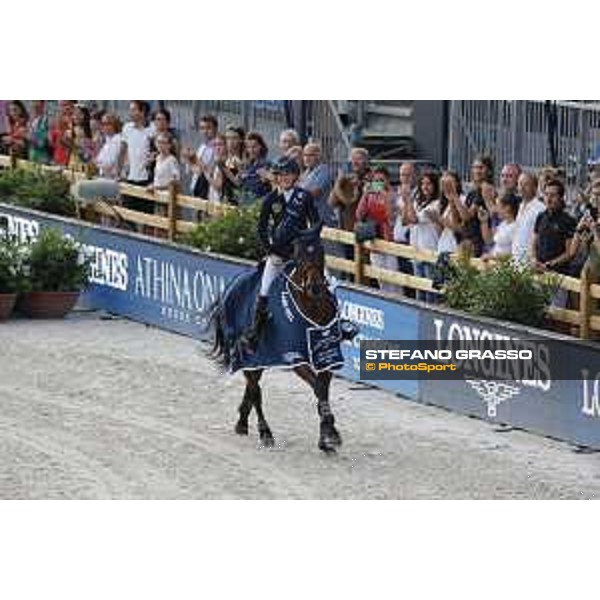 LGCT of St Tropez - Grand Prix Prize giving ceremony - Lap of honour for Jessica Springsteen (USA) - St Tropez, Ramatuelle Beach - 14 September 2019 - ph.Stefano Grasso/LGCT