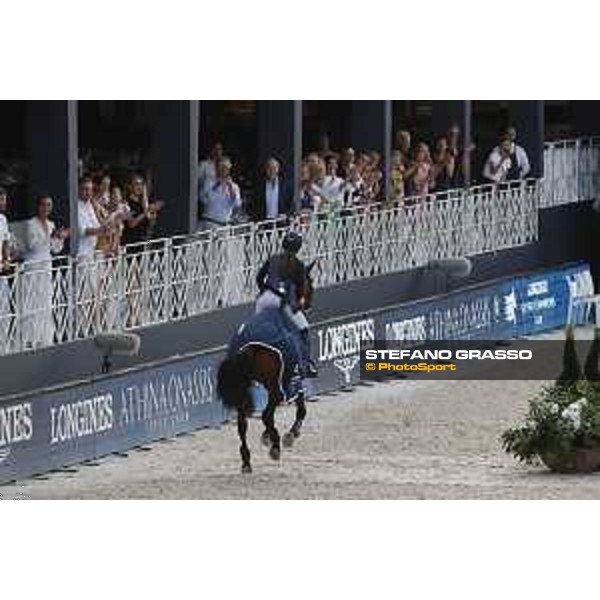 LGCT of St Tropez - Grand Prix Prize giving ceremony - Lap of honour for Jessica Springsteen (USA) - St Tropez, Ramatuelle Beach - 14 September 2019 - ph.Stefano Grasso/LGCT