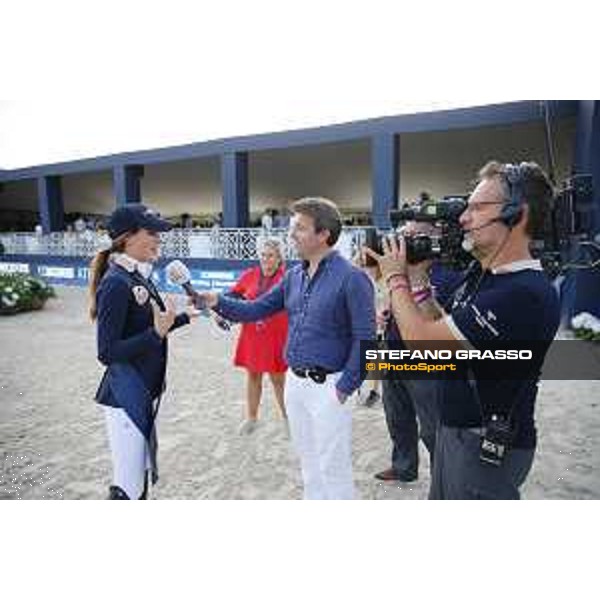 LGCT of St Tropez - Grand Prix Prize giving ceremony - Jessica Springsteen (USA) - St Tropez, Ramatuelle Beach - 14 September 2019 - ph.Stefano Grasso/LGCT
