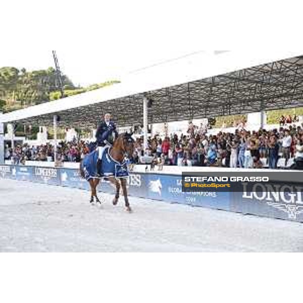 LGCT of Roma - Grand Prix - Prize giving ceremony - Lap of honour for Ben Maher (GBR) on Explosion W - Roma, Stadio dei Marmi - 7 September 2019 - ph.Stefano Grasso/LGCT