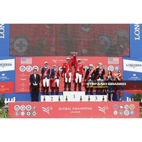GCL of New York - Prize giving ceremony - The Overall Standings g podium: 1st London Knights, 2nd St Tropez Pirates and 3rd Madrid in Motion - New York, Governors Island - 28 September 2019 - ph.Stefano Grasso/GCL