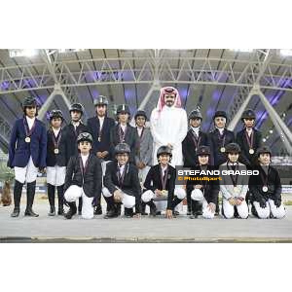 LGCT of Doha - Al Shaqab - Children competition - Sheikh Joaan bin Hamad bin Khalifa Al Thani (photos to be approved by Royal family) Doha, Al Shaqab - 6 March 2020 - ph.Stefano Grasso/LGCT