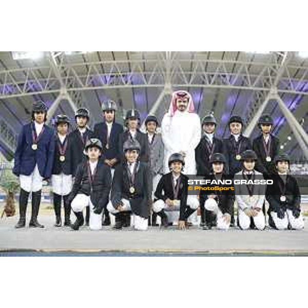 LGCT of Doha - Al Shaqab - Children competition - Sheikh Joaan bin Hamad bin Khalifa Al Thani (photos to be approved by Royal family) Doha, Al Shaqab - 6 March 2020 - ph.Stefano Grasso/LGCT