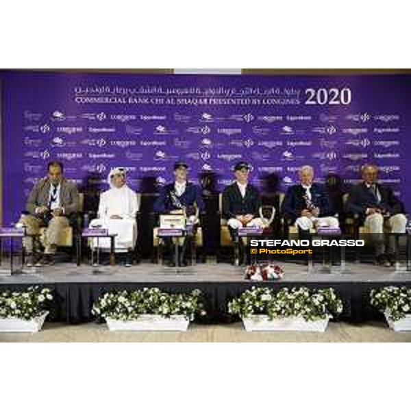 CHI of Al Shaqab - CSI5* Grand Prix Press Conference - Alejandro Ancin Berdegue, Omar Al Mannai, Daniel Deusser (GER), Max Kuhner (AUT), Roger Yves Bost (FRA), Louis Konicx - Doha, Al Shaqab - 29 February 2020 - ph.Stefano Grasso/CHI Al Shaqab