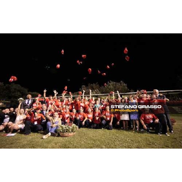 a group photo at the end of 13¡ Challenge Vincenzo Muccioli San Patrignano, 19th july 2009 ph. Stefano Grasso