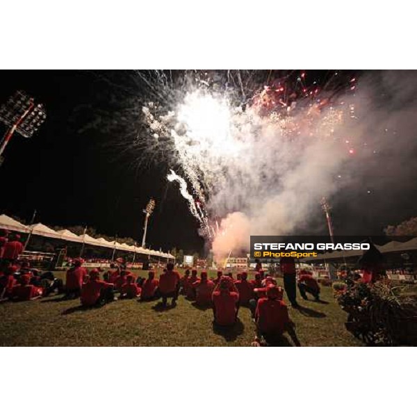 the fireworks show at the end of 13¡ Challenge Vincenzo Muccioli San Patrignano, 19th july 2009 ph. Stefano Grasso