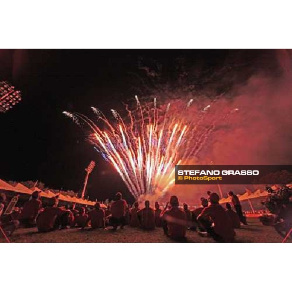 the fireworks show at the end of the 13¡ Challenge Vincenzo Muccioli San Patrignano, 19th july 2009 ph. Stefano Grasso