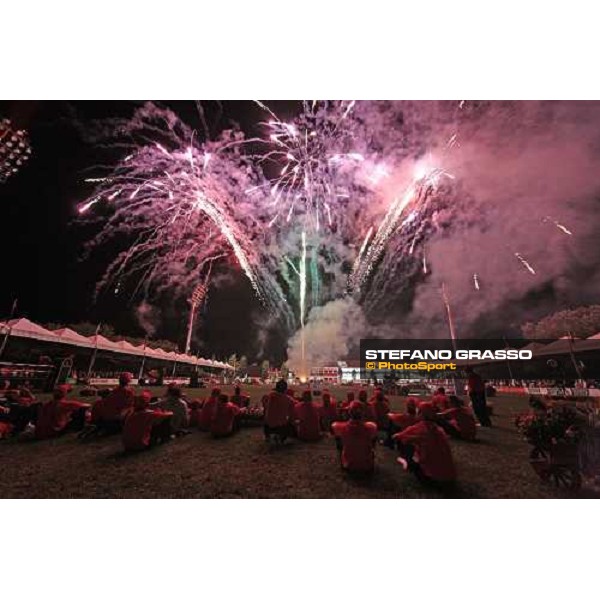 the fireworks show at the end of the 13¡ Challenge Vincenzo Muccioli San Patrignano, 19th july 2009 ph. Stefano Grasso