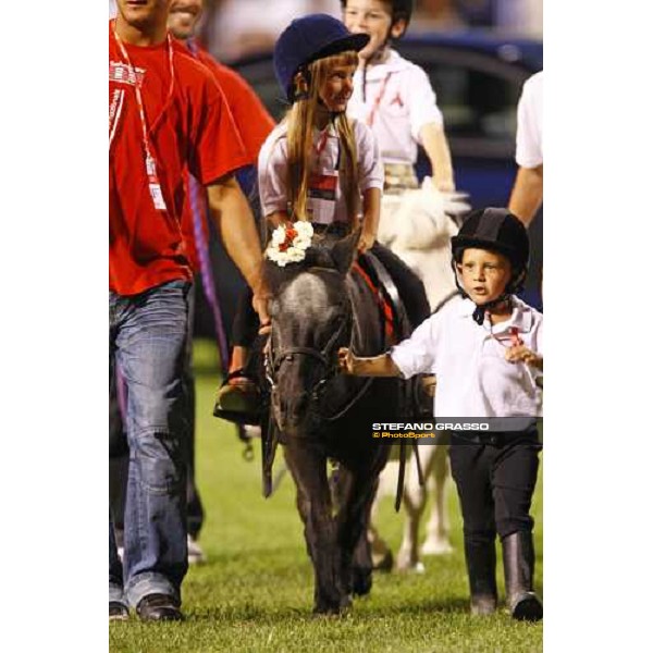the boys and girls of the poney school parade at San Patrignano San Patrignano, 19th july 2009 ph. Stefano Grasso