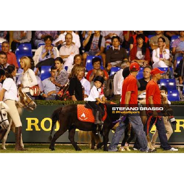 the boys and girls of the poney school parade at San Patrignano San Patrignano, 19th july 2009 ph. Stefano Grasso