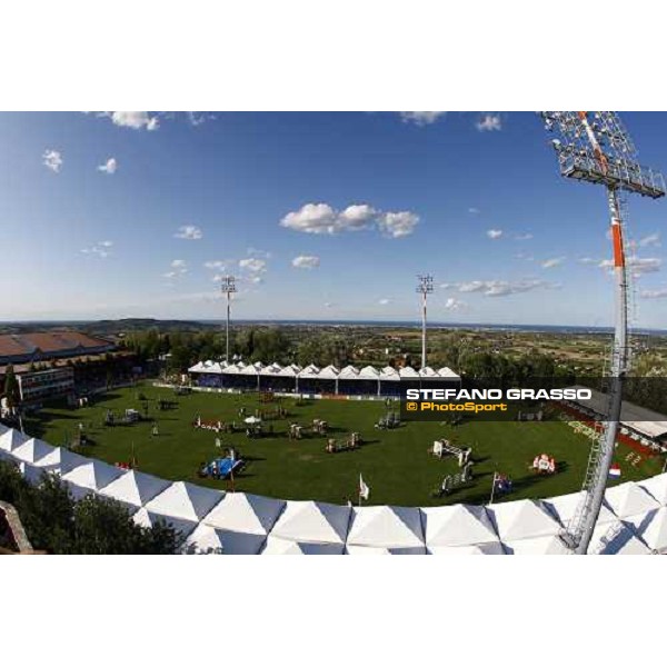 an aerial view of the Arena of San Patrignano San Patrignano, 19th july 2009 ph. Stefano Grasso
