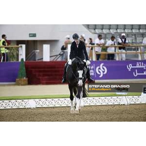 CHI of Al Shaqab - CPEDI3* Team Test Grade I - Jens Lasse Dokkan (NOR) on Aladdin - Doha, Al Shaqab - 27 February 2020 - ph.Mario Grassia/CHI Al Shaqab