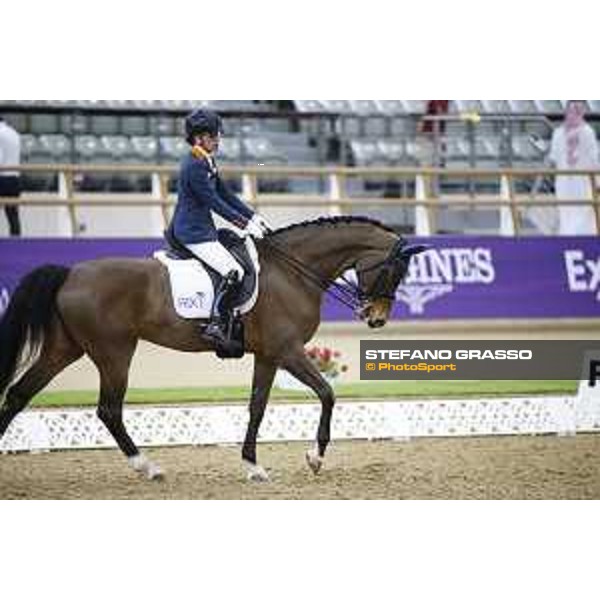 CHI of Al Shaqab - CPEDI3* Team Test Grade III - Rixt van Der Horst (NED) on Findsley N.O.P. - Doha, Al Shaqab - 27 February 2020 - ph.Mario Grassia/CHI Al Shaqab