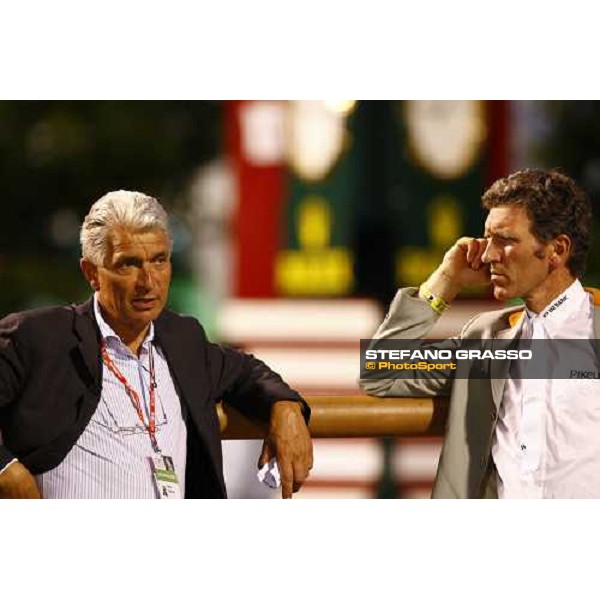 Emile Hendrix and Ludger Beerbaum pictured at San Patrignano San Patrignano, 19th july 2009 ph. Stefano Grasso