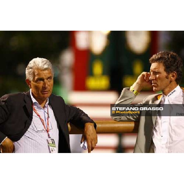 Emiel Hendrix and Ludger Beerbaum pictured at San Patrignano San Patrignano, 19th july 2009 ph. Stefano Grasso