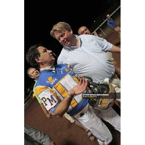 Holger Ehlert and Giampaolo Minnucci after winning the Gran Premio Città di Montecatini Montecatini, 15th august 2009 ph. Stefano Grasso