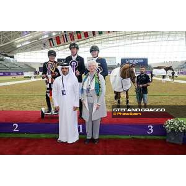 29.02.2020, Doha, Qatar, Prizegiving CPDEI 3 Star, 2020 CHI AL SHAQAB. 200229D537ALSHAQAB.JPG