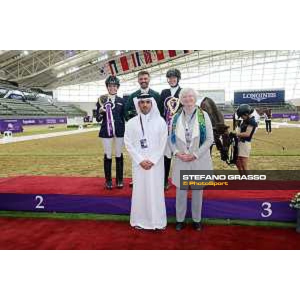 29.02.2020, Doha, Qatar, Prizegiving CPDEI 3 Star, 2020 CHI AL SHAQAB. 200229D543ALSHAQAB.JPG